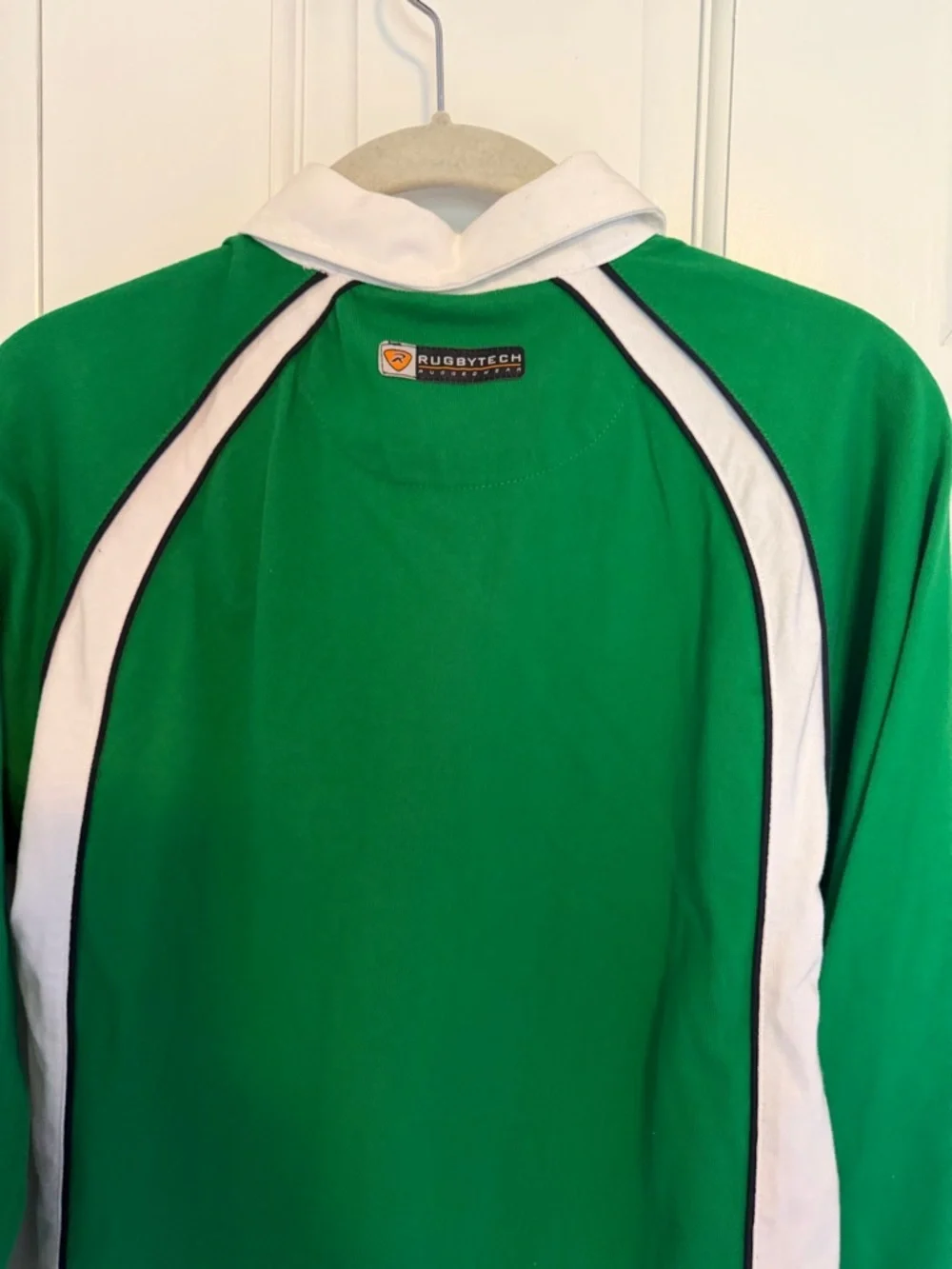 Rugbytech Ireland Rugby Jersey NWT Boys Medium Fits Women's Small Green Shamrock